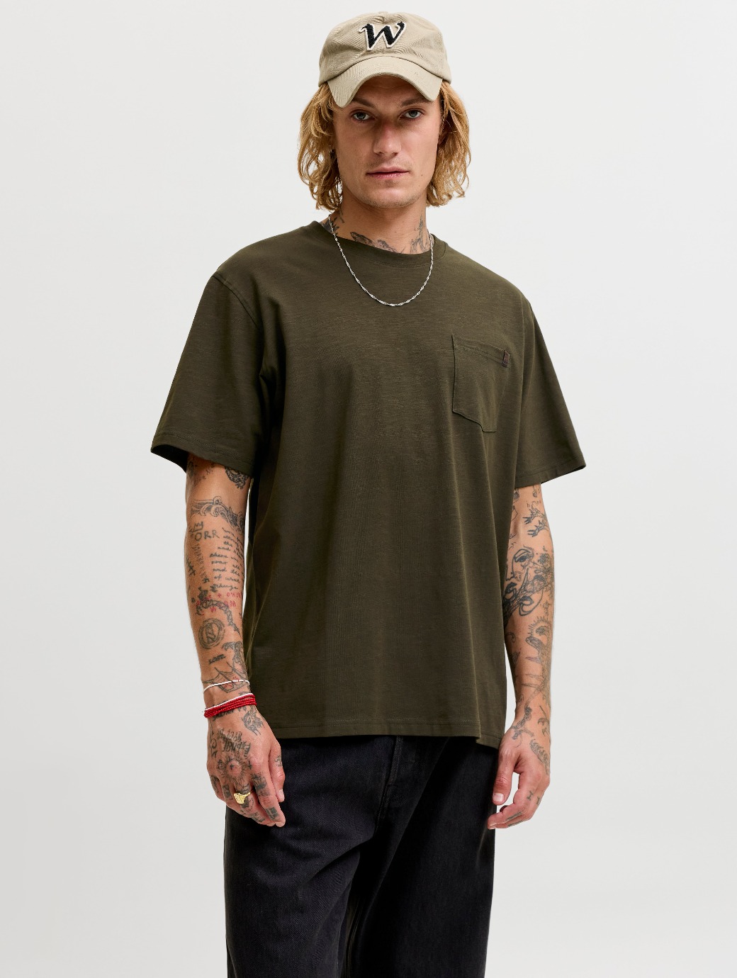 Jack & Jones Men's Dover Slub Tee Rosin