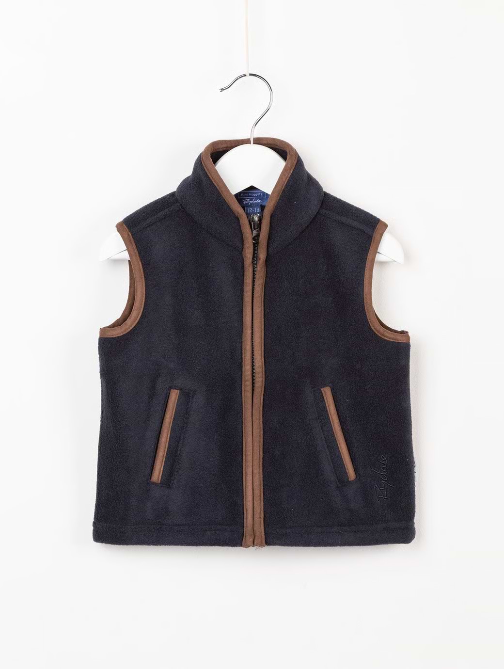 Rydale Kid's Huggate Mini Fleece Waistcoat Ink