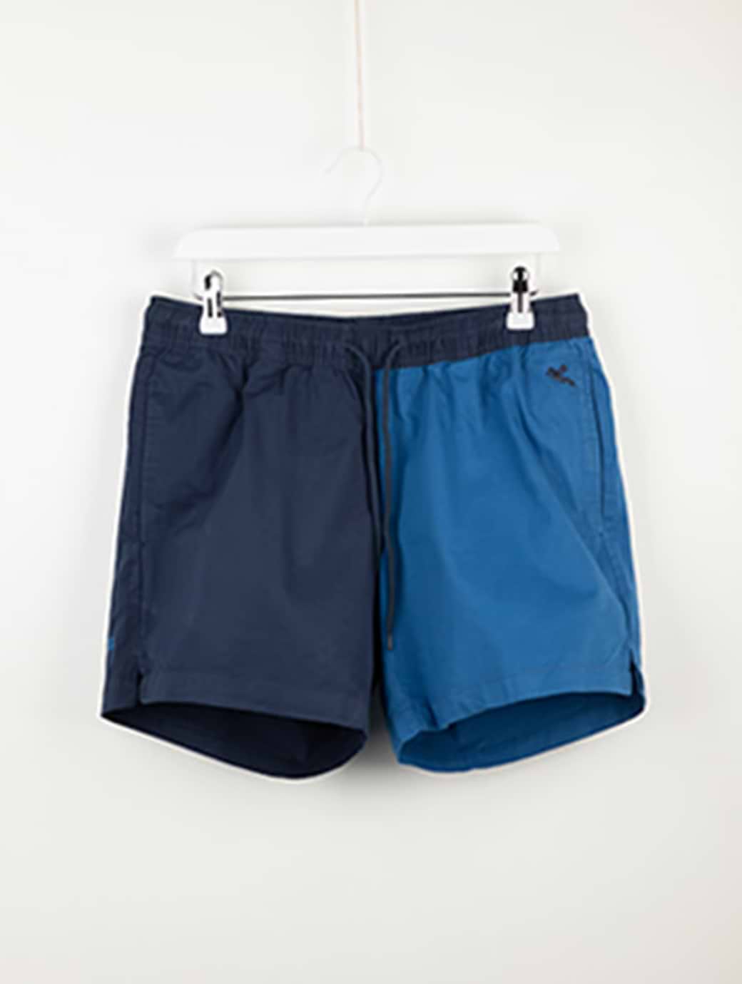 Rydale Men's Fordon Quartered Cotton Rugby Shorts Blue
