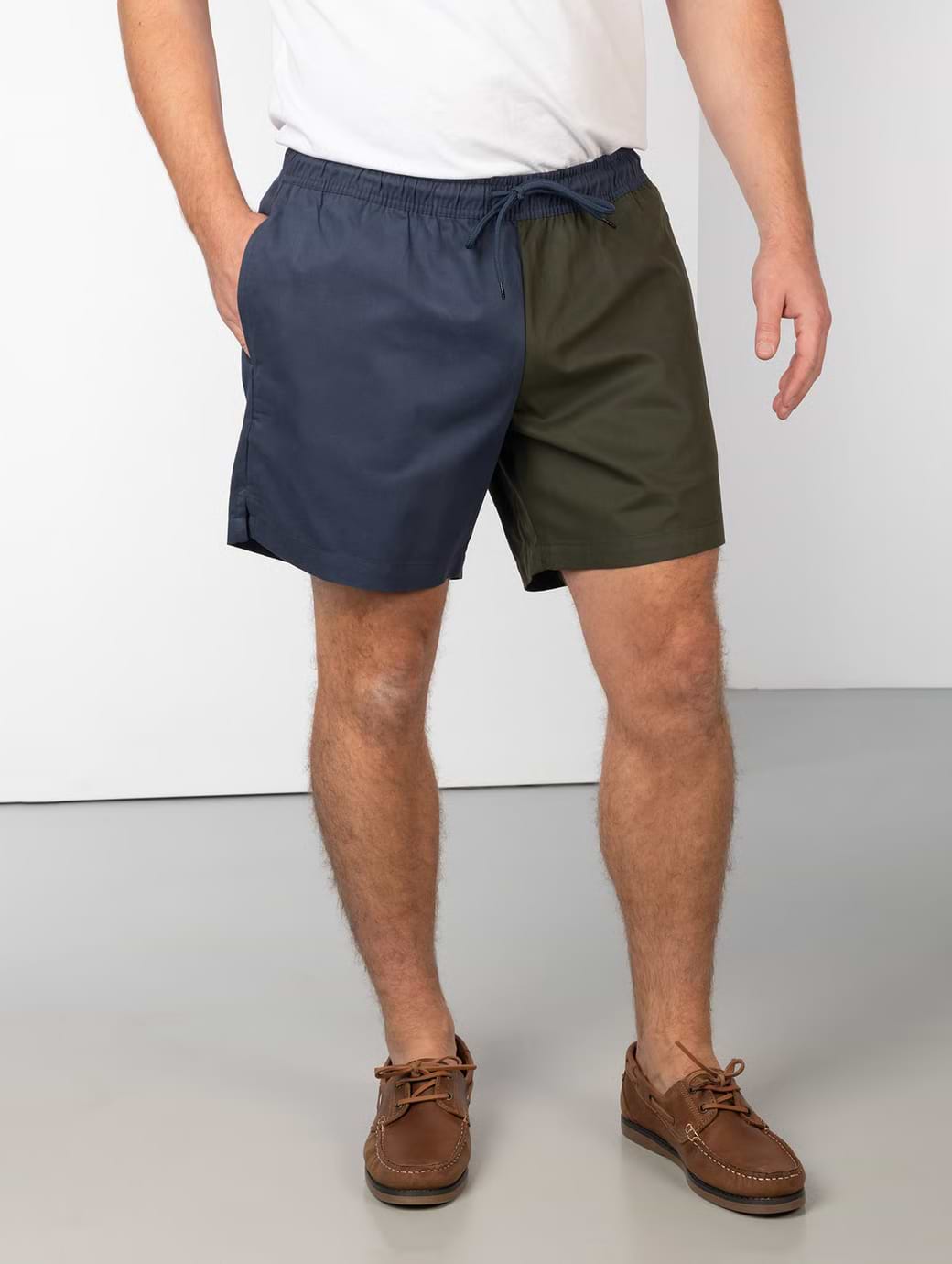 Rydale Men's Fordon Quartered Cotton Rugby Shorts Navy
