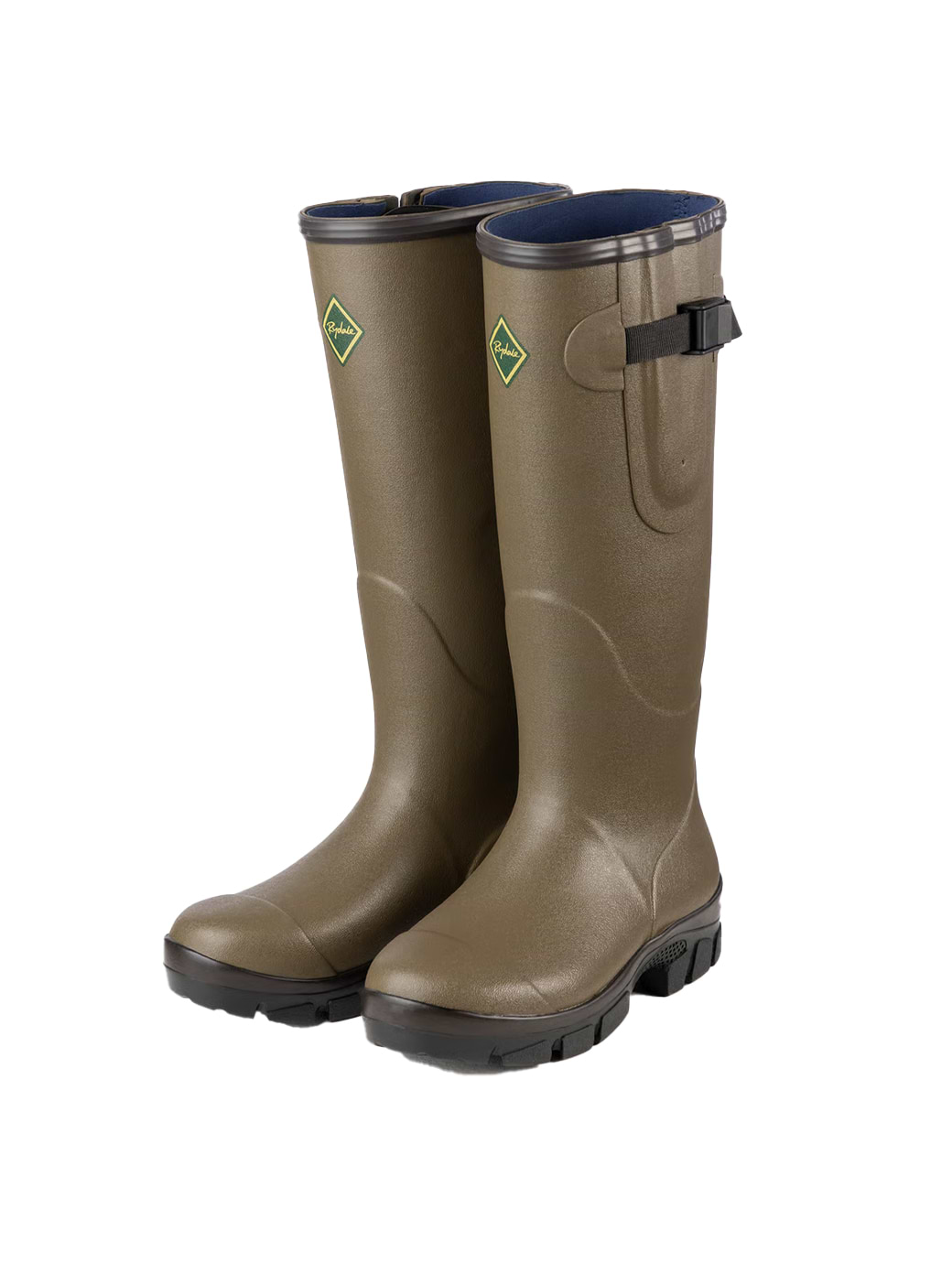 Rydale Unisex Lisset Neoprene Lined Wellington Boot Khaki