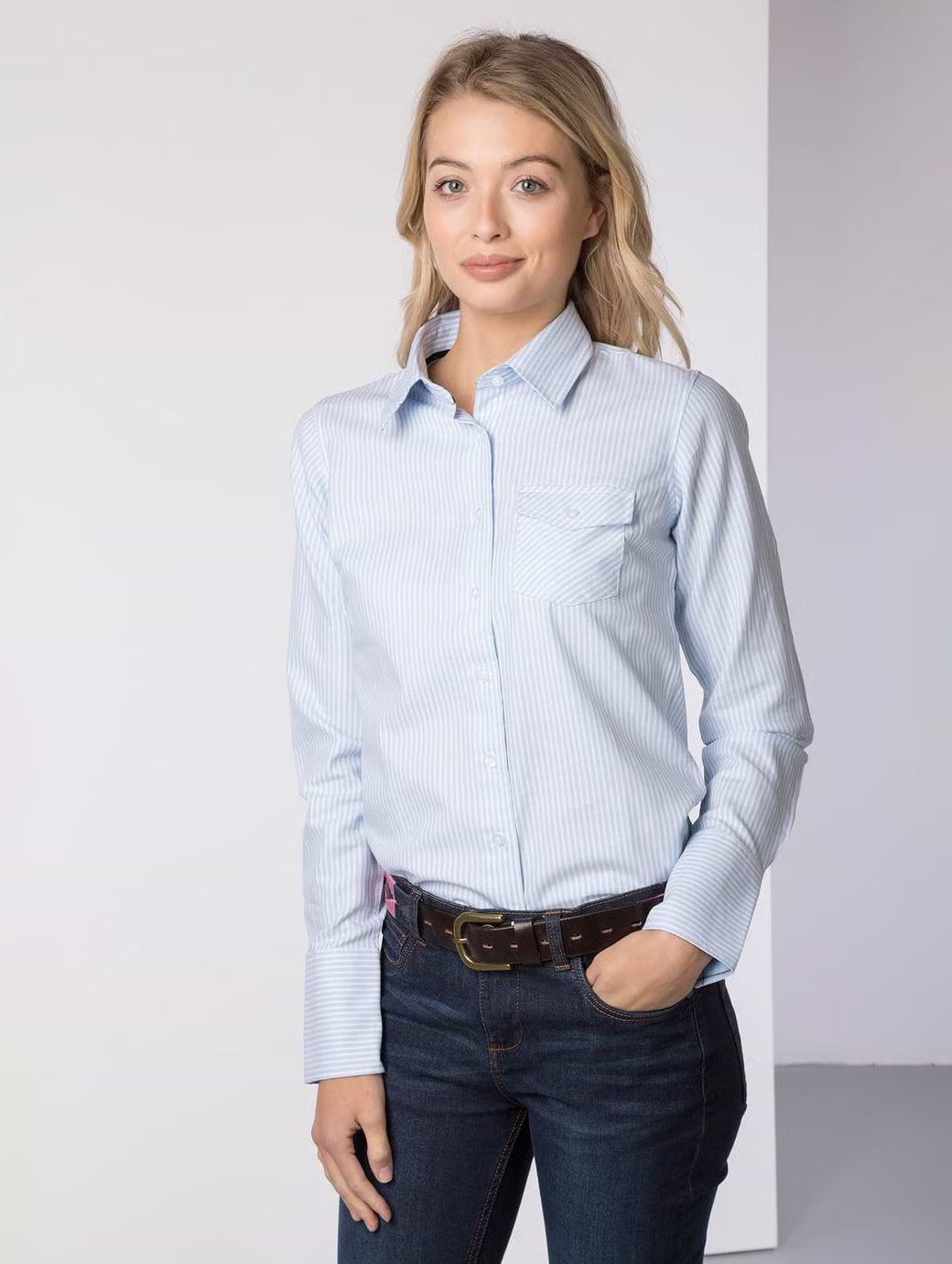 Rydale Women's Matilda Country Check Shirt Cloudless