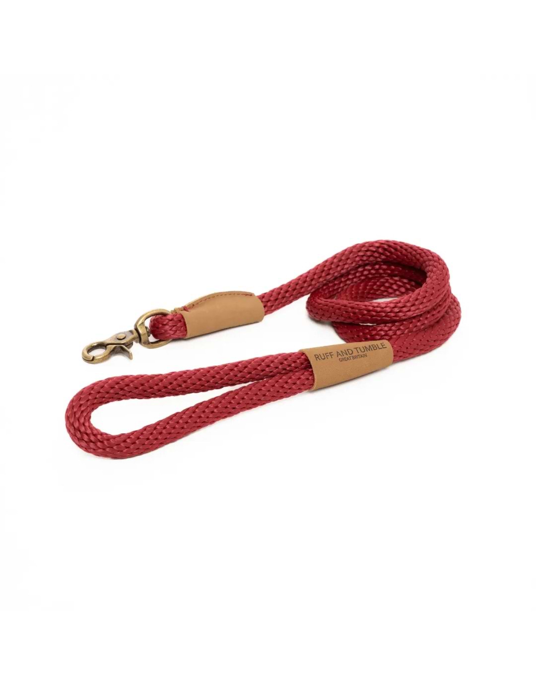 Ruff and Tumble Slim Clip Rope Dog Lead Rosehip