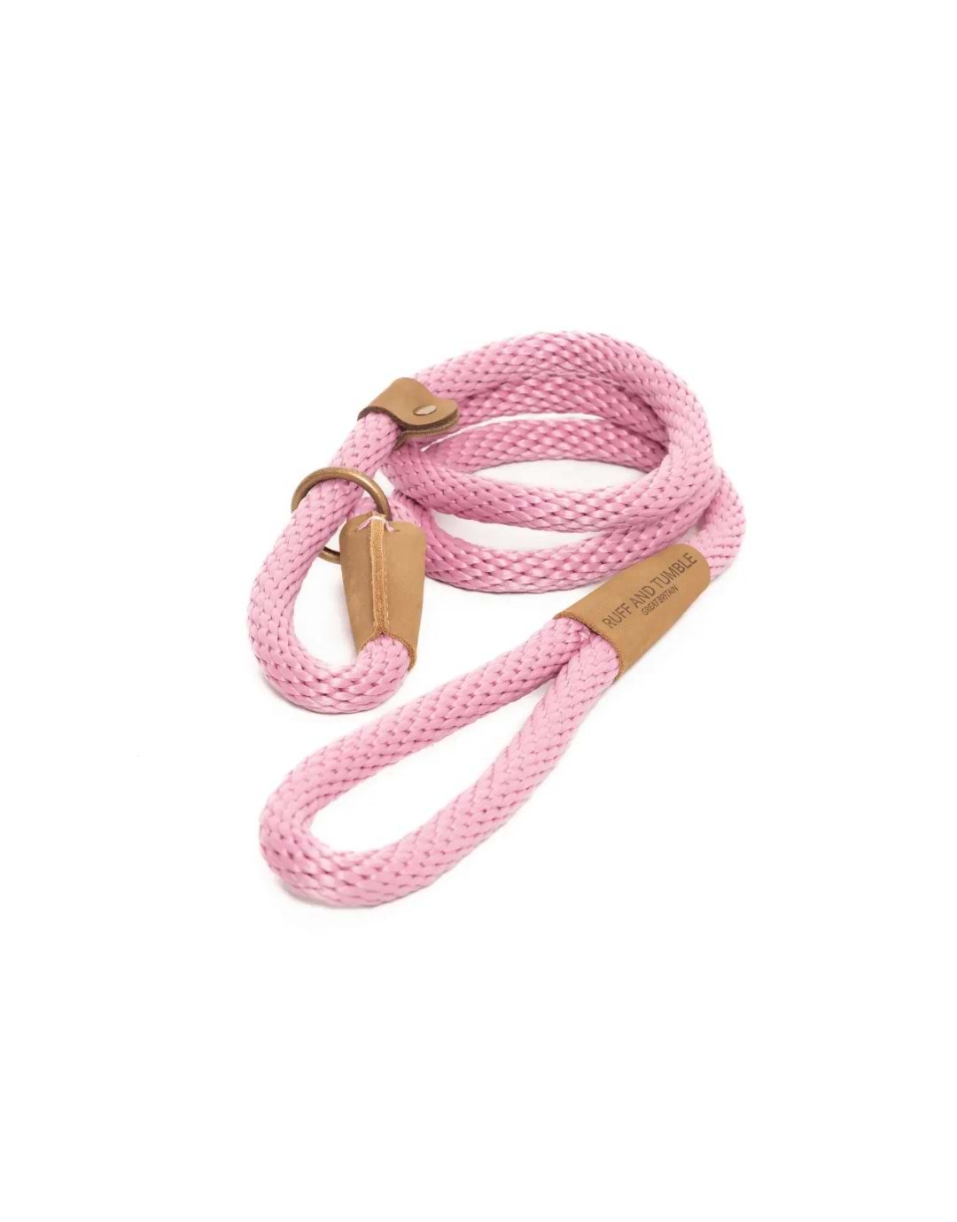 Ruff and Tumble Thick Slip Rope Dog Lead Dusky Pink