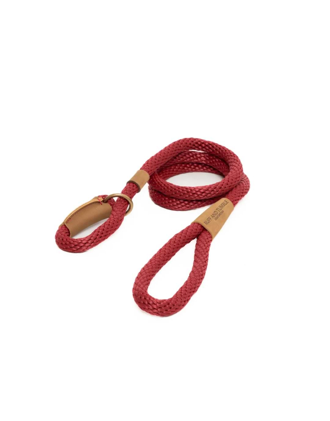 Ruff and Tumble Thick Slip Rope Dog Lead Rosehip
