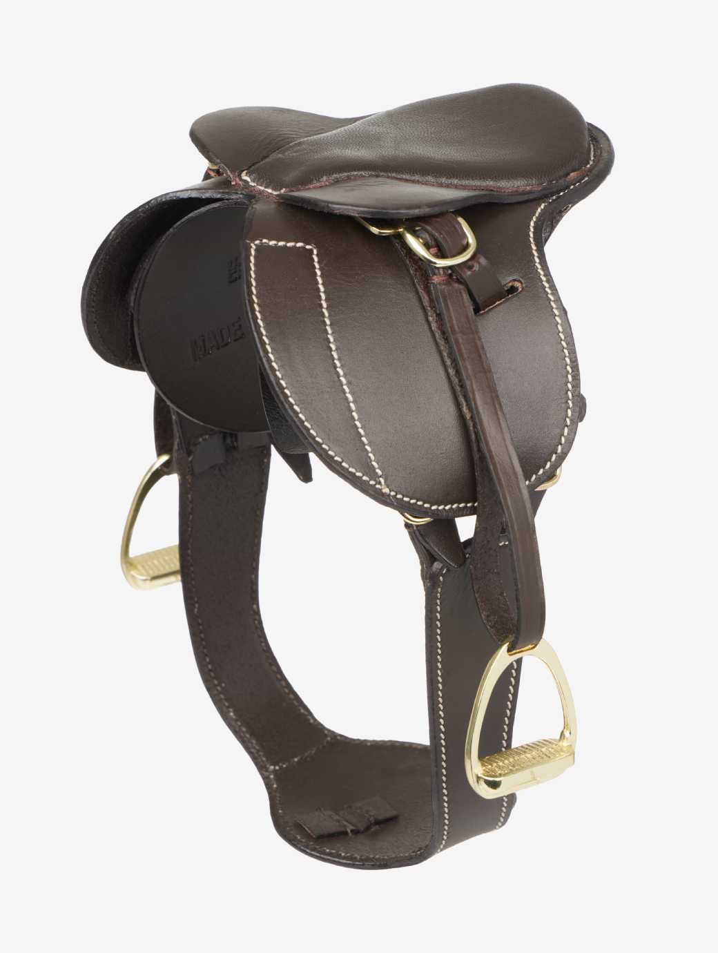 LeMieux Toy Pony Jump Saddle & Stud Girth Brown