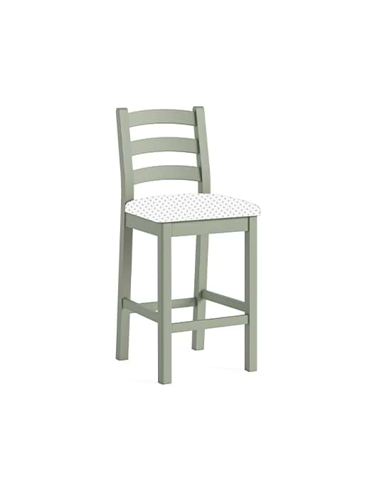 Salcombe Bar Stool Without Cushion Sage