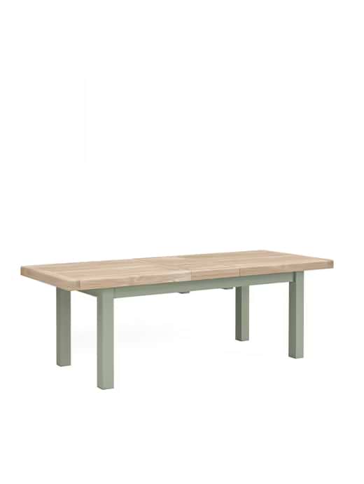 Salcombe Large Ext Dining Table Sage 