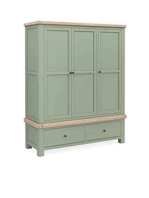 Salcombe Triple Wardrobe Sage 