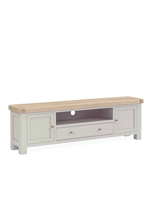 Salcombe TV Unit 1900 Stone Grey 