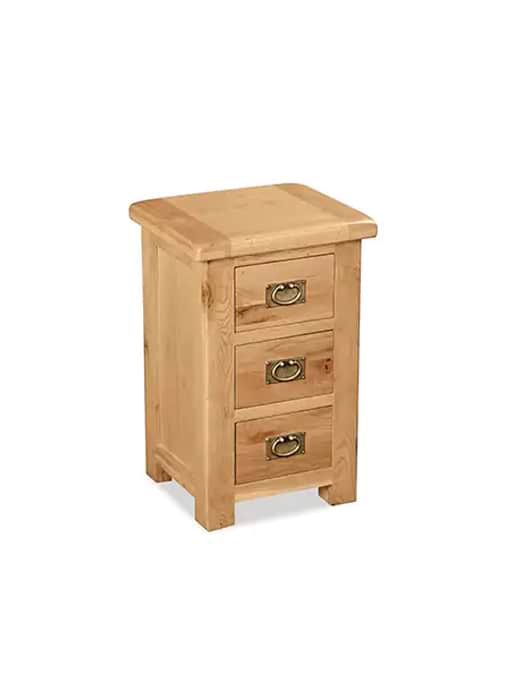 Salisbury 3 Drawer Bedside Cabinet 
