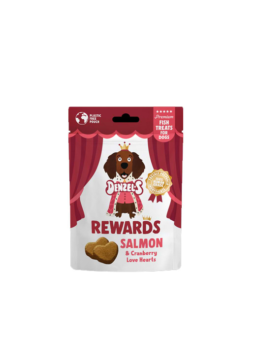 Denzel's Salmon & Cranberry Love Heart Rewards