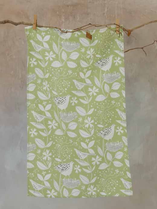Sam Wilson Hedgerow Tea Towel 