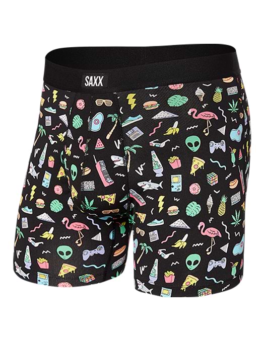 Saxx Daytripper Boxer Brief Fun Bits Black