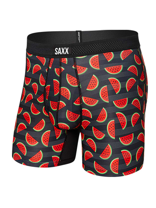 Saxx Hot Shot Boxer Brief Summer Fave Black