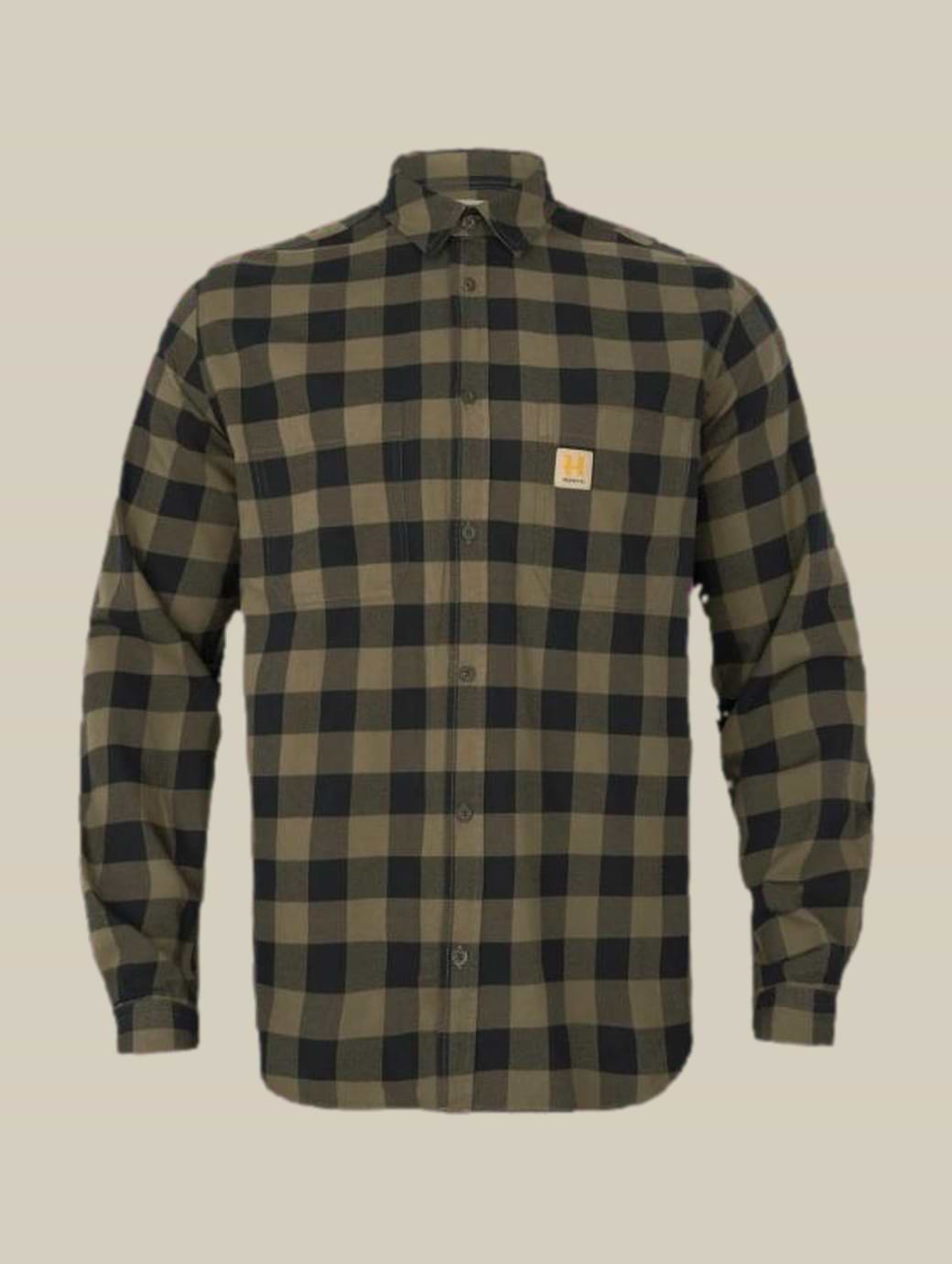 Harkila Men's Scandinavian Long Sleeve Shirt Tarmac Check