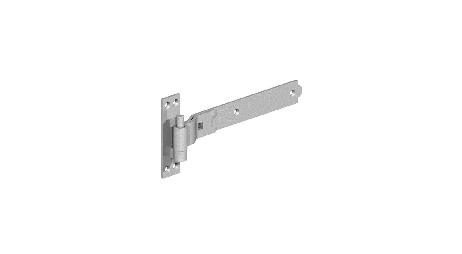 Birkdale 12" Cranked Hook & Band Pair Galv
