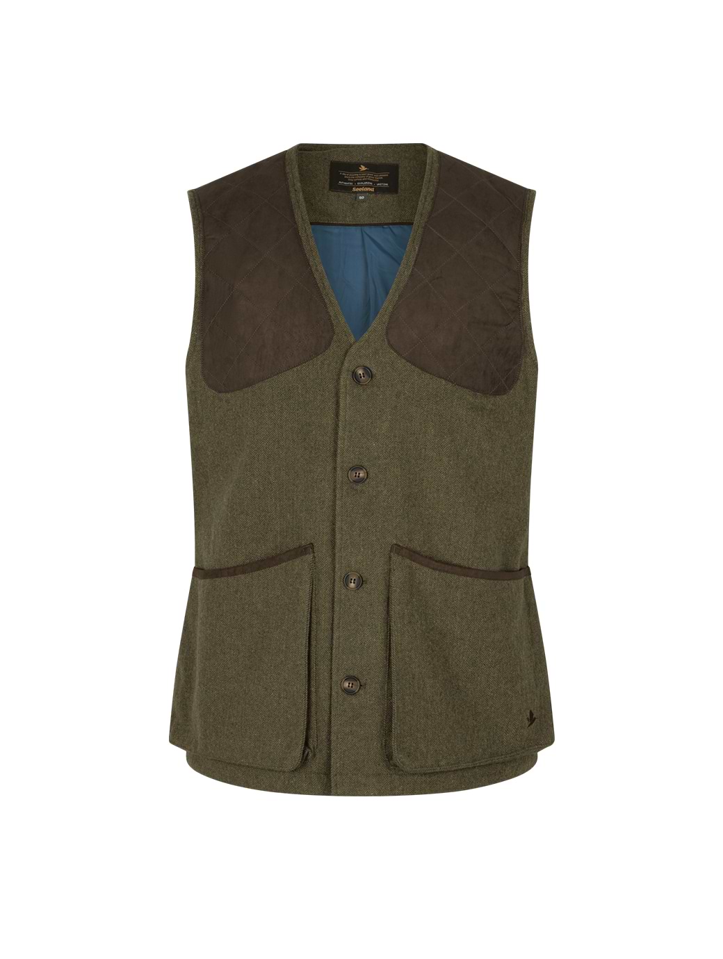 Seeland Hillside Waistcoat Moss Green