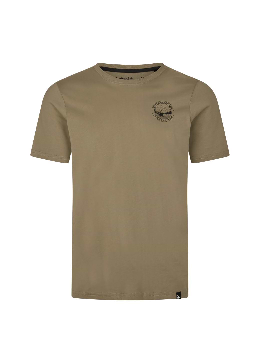Seeland Men's Hunting Landscape T-shirt Covert Green