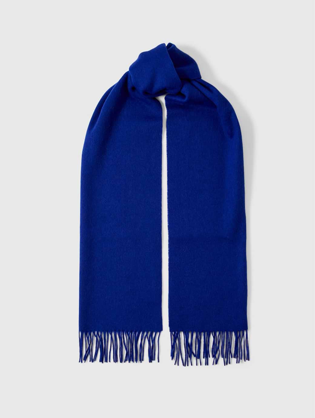 Selected Femme Time New Wool Scarf Dazzling Blue