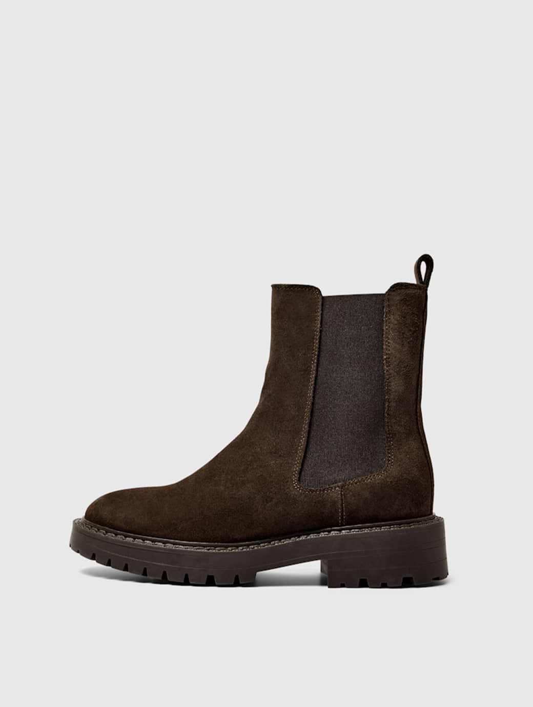 Selected Femme Vilma Suede Chelsea Boot Delicioso