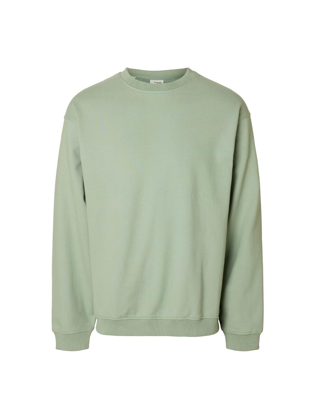 Selected Homme Alban Crew Neck Sweatshirt Iceberg Green