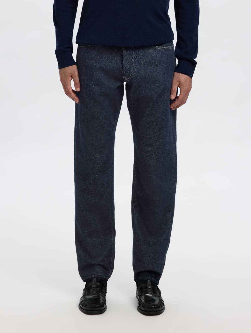Selected Homme Ben Kori 190-Regular Fit Tapered Jeans Dark Blue Denim
