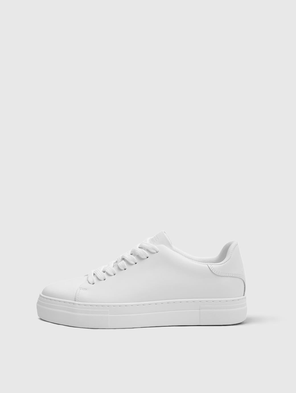 Selected Homme Men's David Chunky Leather Sneaker White