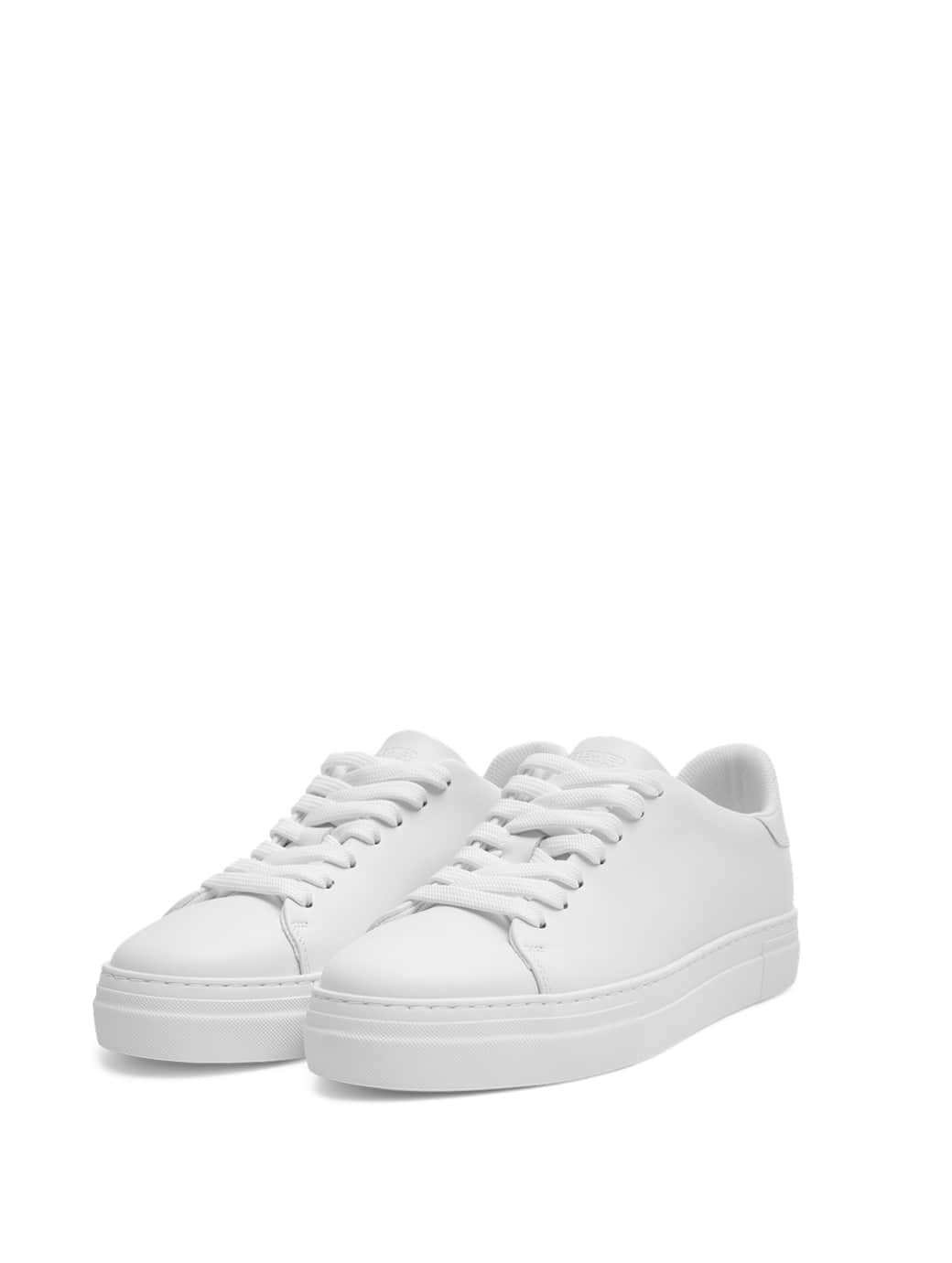 Selected Homme Men's David Chunky Leather Sneaker White