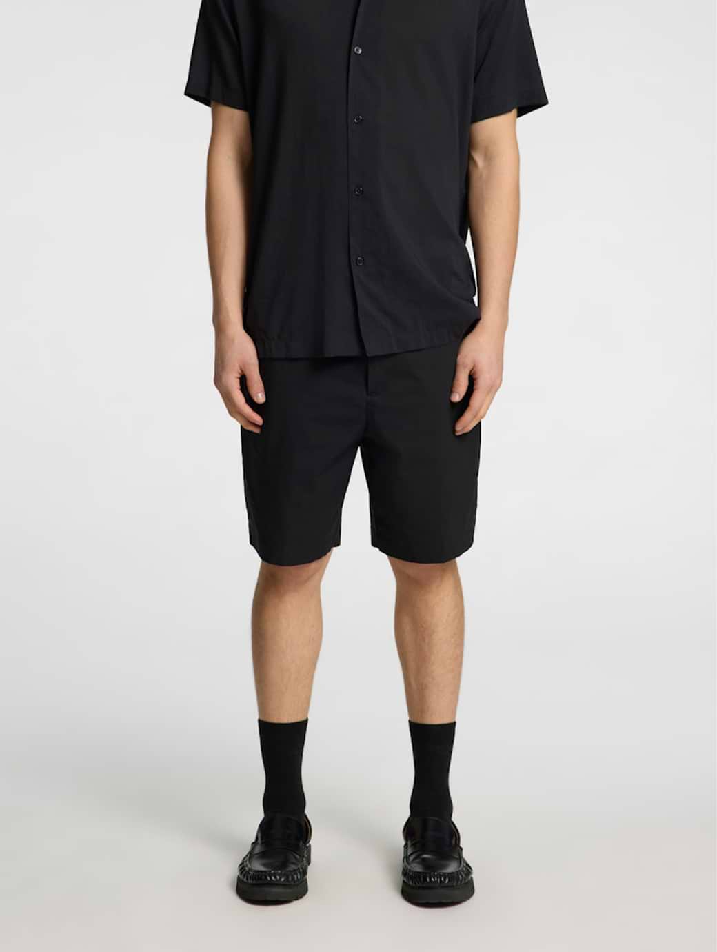 Selected Homme Nico Press Shorts Black