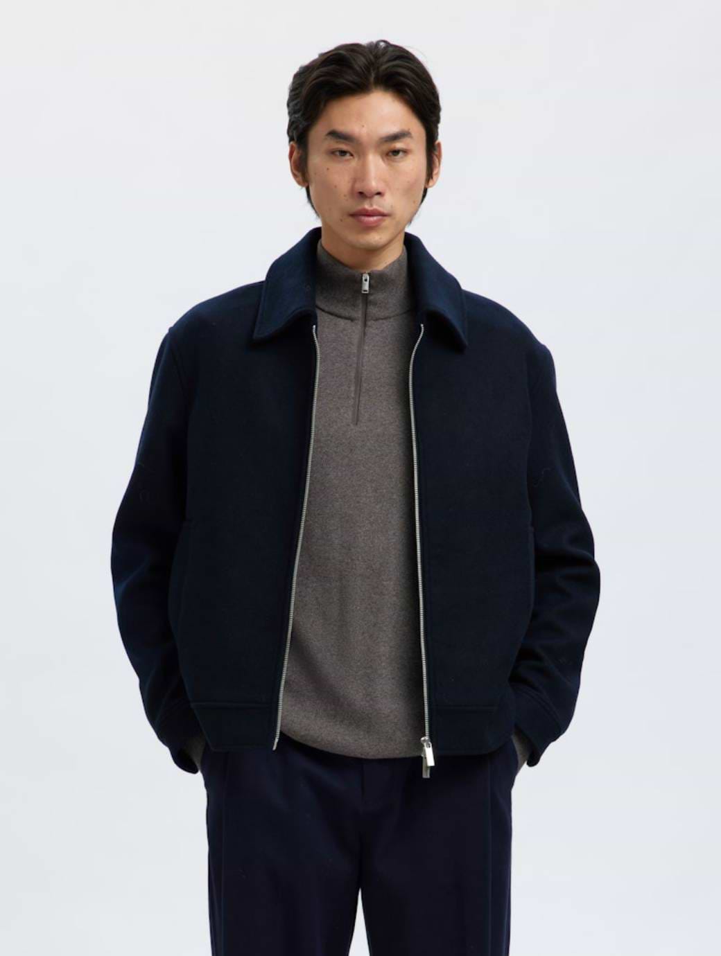 Selected Homme Philip Lano Jacket Sky Captain