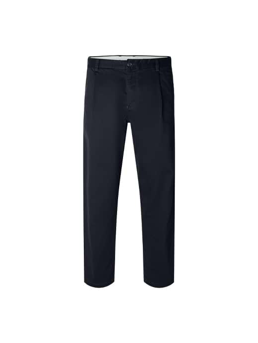Selected Homme Ron Pleat Pant Slim Tapered Fit Sky Captain