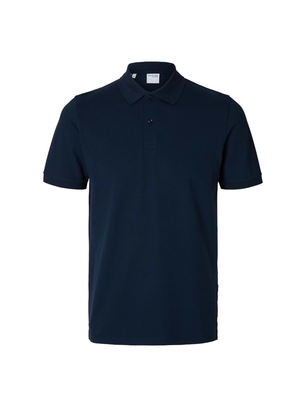 Selected Homme Slim-Atlas Short Sleeve Polo Dark Sapphire
