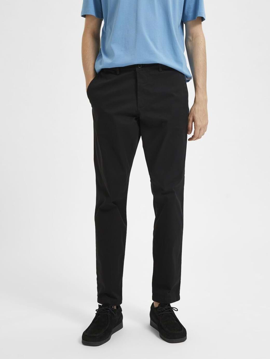 Selected Homme Slim New Miles Flex Pants Black