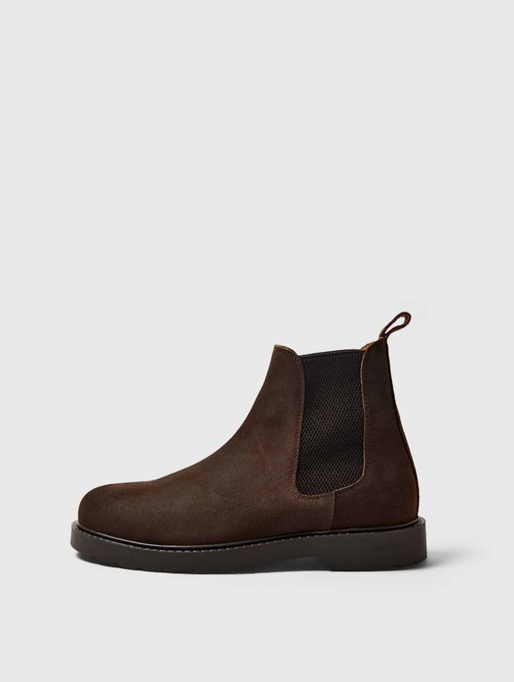 Selected Homme Tim Suede Chelsea Boot Demitasse