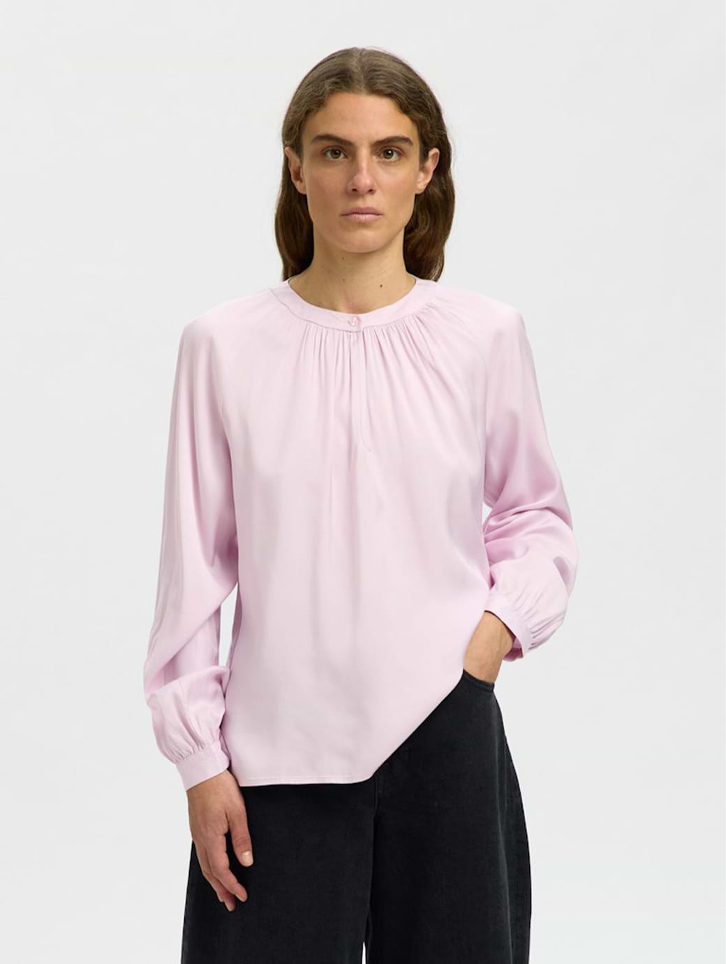 Selected Women's Jonna Long Sleeve Top Winsome Orchid