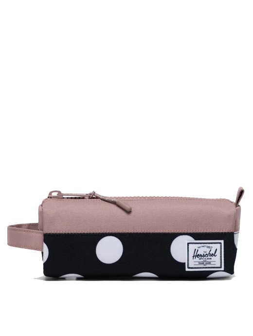 Herschel Settlement Case Polka Dot Black White Ash Rose