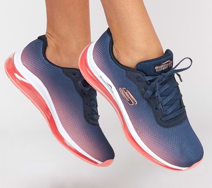 Skechers Skech Air Element 2.0 Navy Hot Pink Griggs