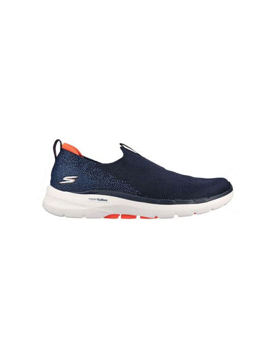 Skechers go walk homme orange sales