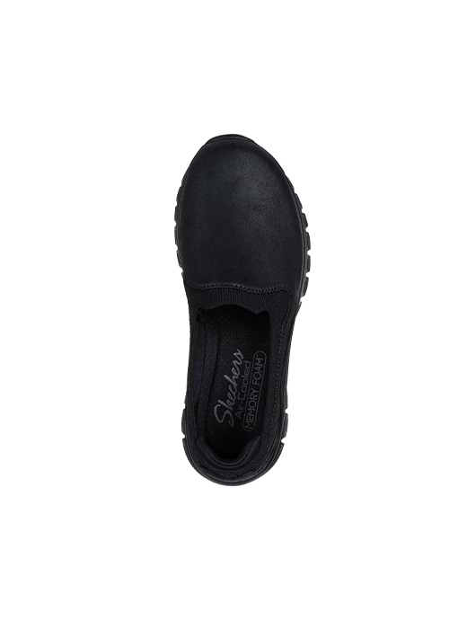 Skechers Graceful Leaning In Microleather Slip On Black