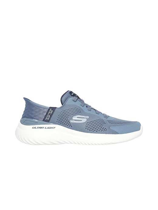 Skechers Men s Bounder 2.0 Emerged Classic Slip On Shoe Blue Slate