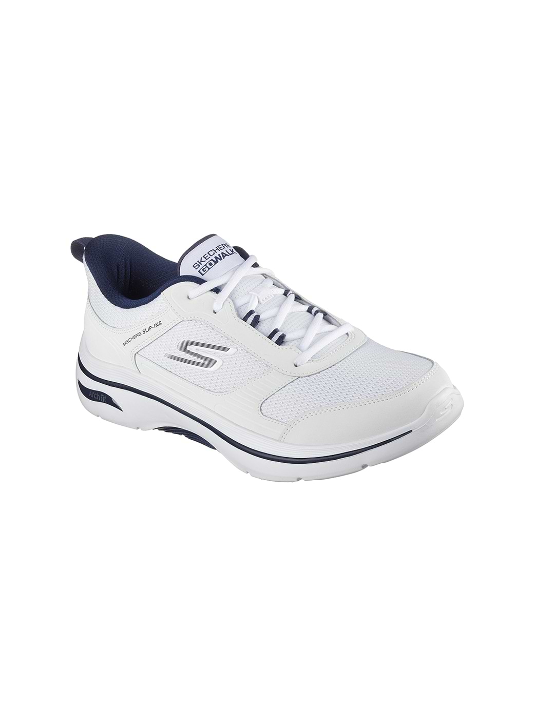 Skechers Men's Go Walk Arch Fit 2.0 - Seared White/Navy