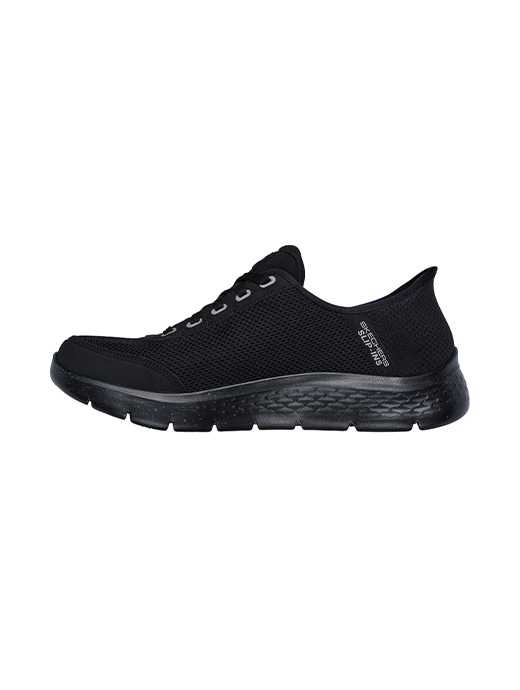 Skechers Men s Go Walk Flex Waterproof Mesh Lace Up Slip Ins Black