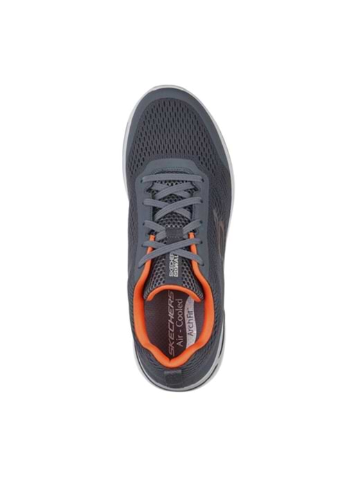 Skechers go walk homme orange hot sale