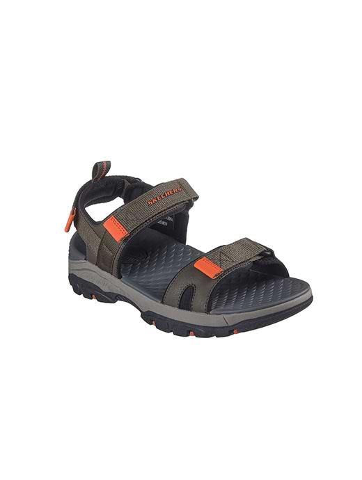 Skechers Men s Tresmen Ryer Three Strap Sandal Olive