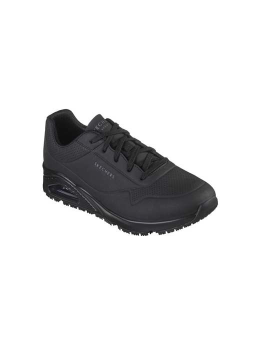 Skechers Men's Work Relaxed Fit: Uno SR - Sutal Black