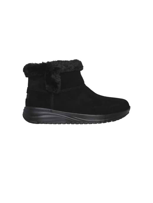Skechers Women s On the Go Stellar Waterproof Suede Chugga Boots Black