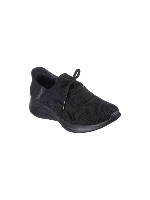 Skechers Women s Ultra Flex 3.0 Stretch Knit Laced Slip Ins Black