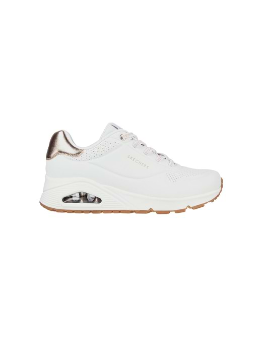 Skechers white rose gold shop