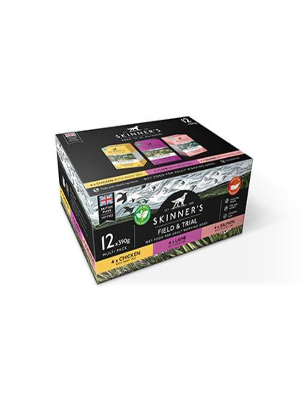 Skinner's Field & Trial Adult Wet Variety Pack 12x390g